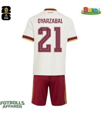 Spanien Mikel Oyarzabal #21 Bortaställ Barn VM 2026 Kortärmad (+ Korta byxor)